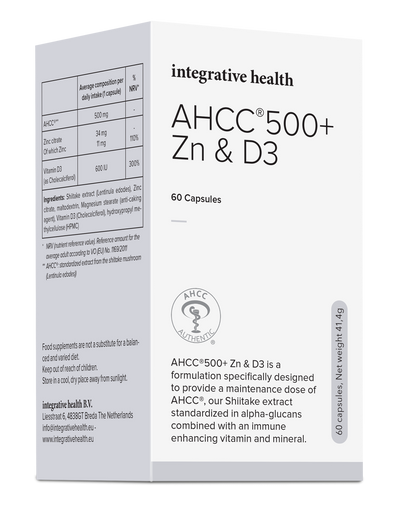 AHCC®500+ Zn & D3-Integrative Health